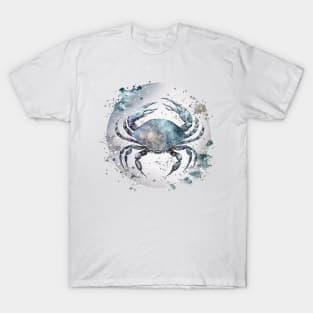 Watercolor Zodiac - Cancer T-Shirt